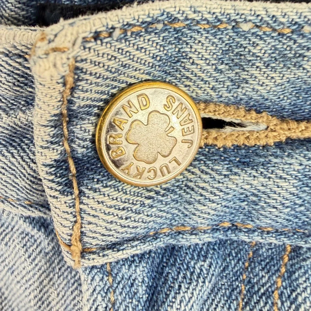 Lucky‎ Brand Womens Light Wash Distressed Denim Cutoff Shorts Size 8 29 *altered